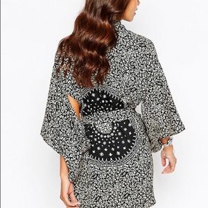 Band of Gypsies Floral Print Kimono